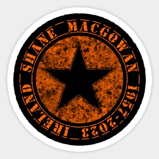 Shane MacGowan Ireland 1957 2023 Music D14 Sticker